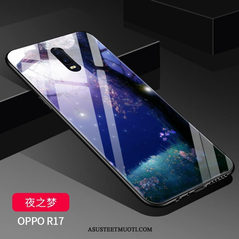 Oppo R17 Kuoret Näytönsuojus Trendi Silikoni Pesty Suede Luova