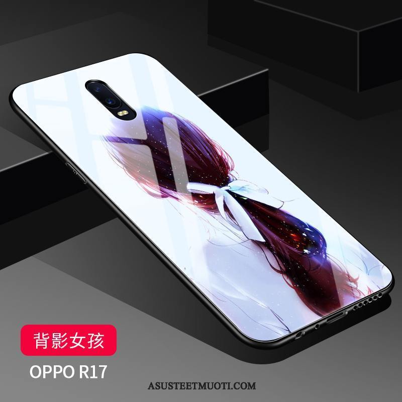 Oppo R17 Kuoret Näytönsuojus Trendi Silikoni Pesty Suede Luova