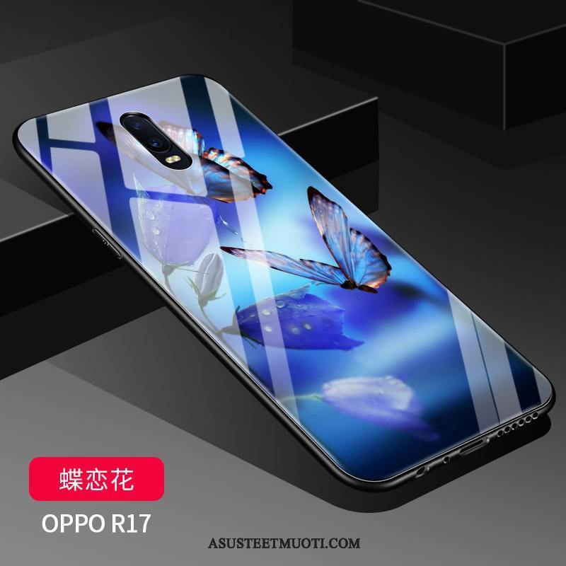 Oppo R17 Kuoret Näytönsuojus Trendi Silikoni Pesty Suede Luova