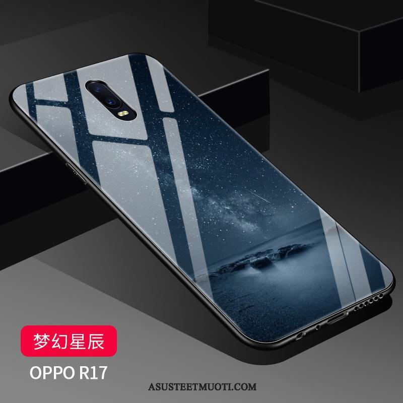 Oppo R17 Kuoret Näytönsuojus Trendi Silikoni Pesty Suede Luova