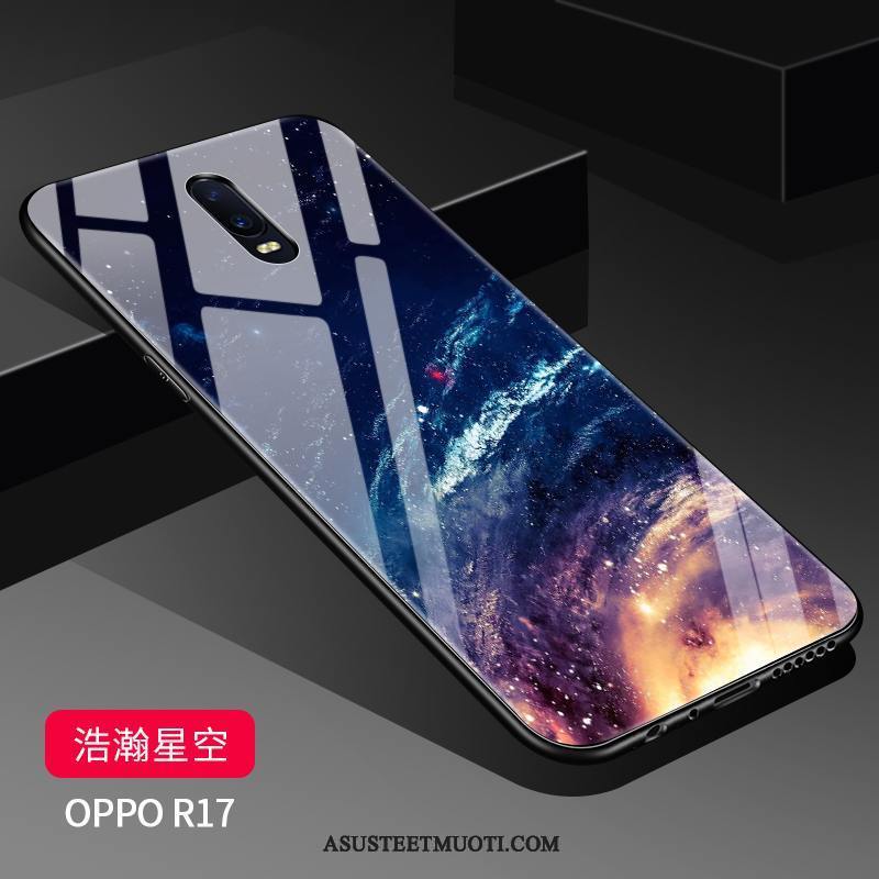 Oppo R17 Kuoret Näytönsuojus Trendi Silikoni Pesty Suede Luova