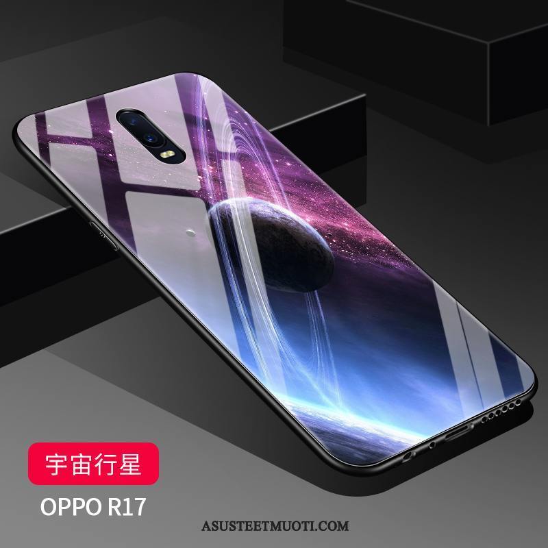 Oppo R17 Kuoret Näytönsuojus Trendi Silikoni Pesty Suede Luova