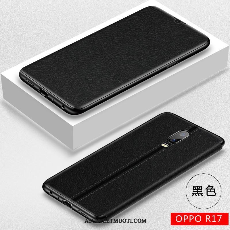 Oppo R17 Kuori Kuoret Murtumaton Uusi Puhelimen Nahkakotelo Silikoni