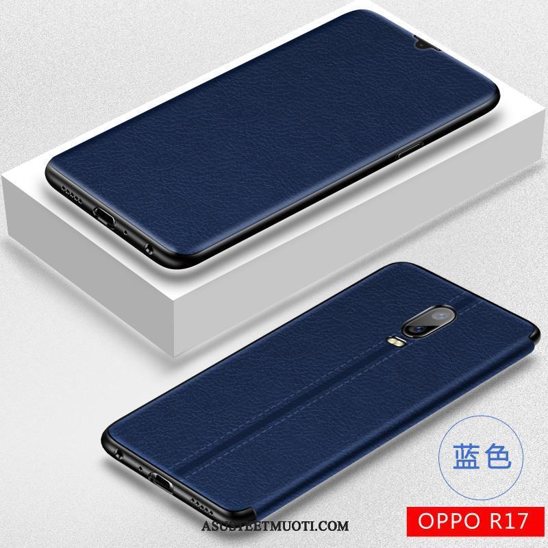 Oppo R17 Kuori Kuoret Murtumaton Uusi Puhelimen Nahkakotelo Silikoni