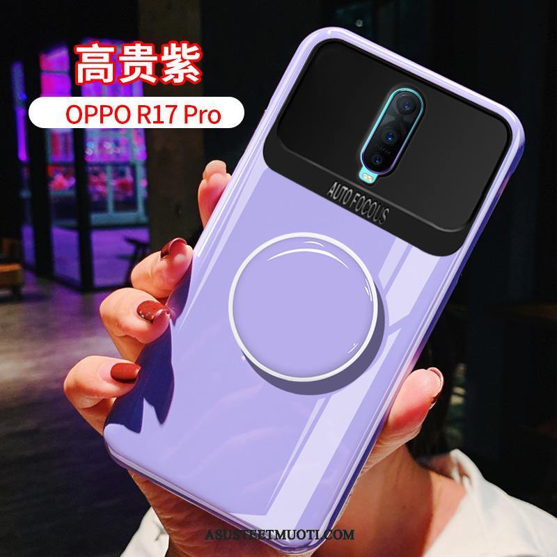 Oppo R17 Pro Kuoret All Inclusive Suojaus Jauhe Pehmeä Neste Puhelimen