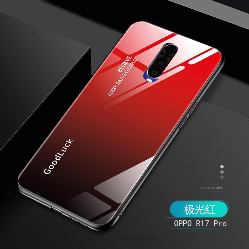 Oppo R17 Pro Kuoret Kaltevuus Luova Lasi Persoonallisuus Net Red