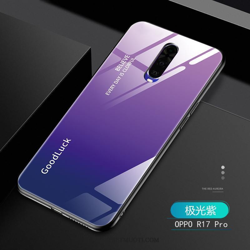 Oppo R17 Pro Kuoret Kaltevuus Luova Lasi Persoonallisuus Net Red