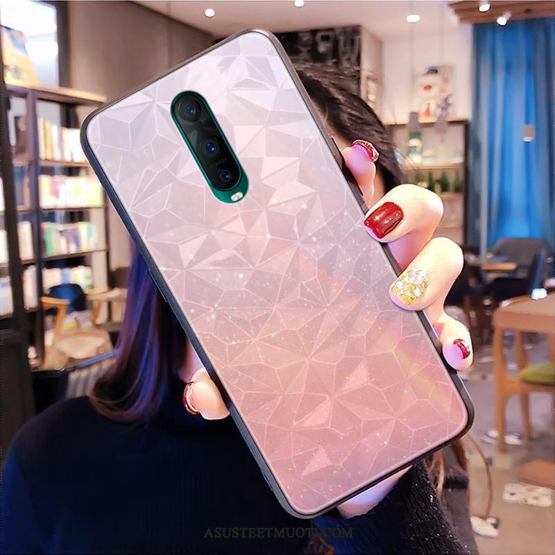 Oppo R17 Pro Kuoret Kukkakuvio Kuori Yksinkertainen Jauhe Kotelo