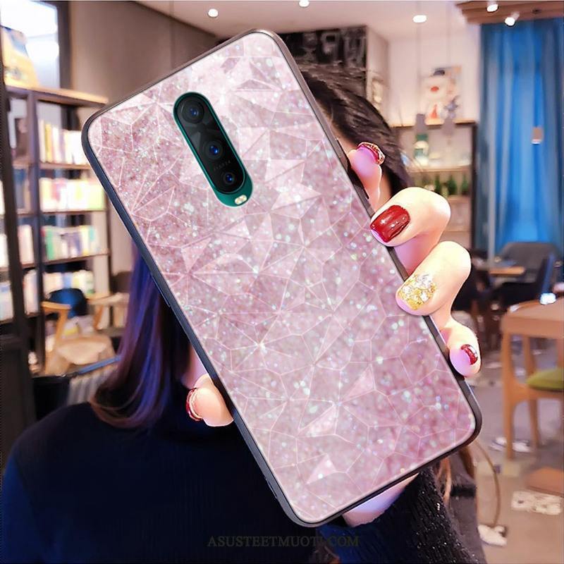 Oppo R17 Pro Kuoret Kukkakuvio Kuori Yksinkertainen Jauhe Kotelo