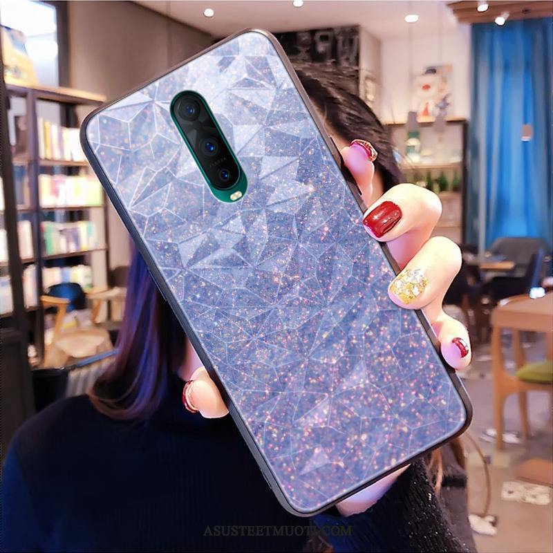 Oppo R17 Pro Kuoret Kukkakuvio Kuori Yksinkertainen Jauhe Kotelo