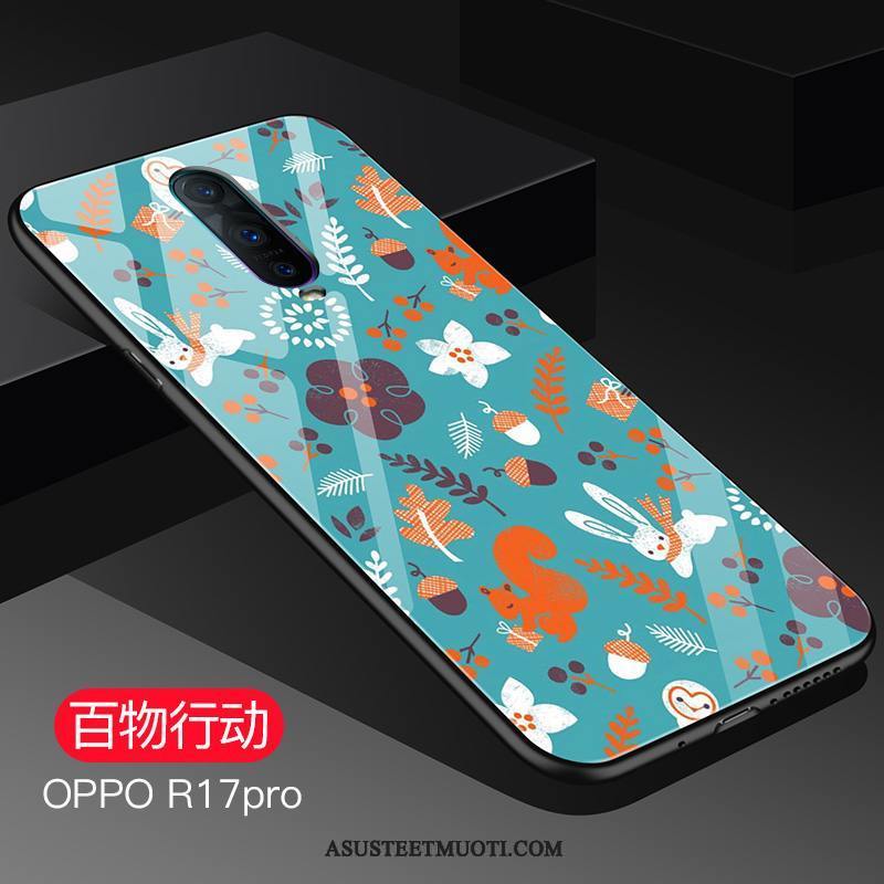 Oppo R17 Pro Kuoret Persoonallisuus Kotelo Silikoni Jauhe Net Red