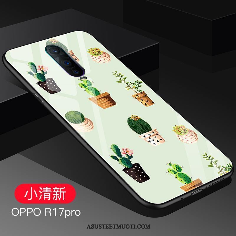 Oppo R17 Pro Kuoret Persoonallisuus Kotelo Silikoni Jauhe Net Red