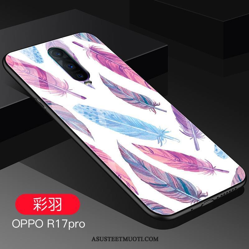 Oppo R17 Pro Kuoret Persoonallisuus Kotelo Silikoni Jauhe Net Red