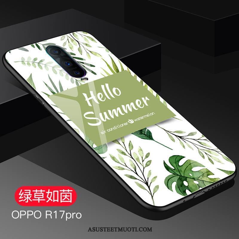 Oppo R17 Pro Kuoret Persoonallisuus Kotelo Silikoni Jauhe Net Red