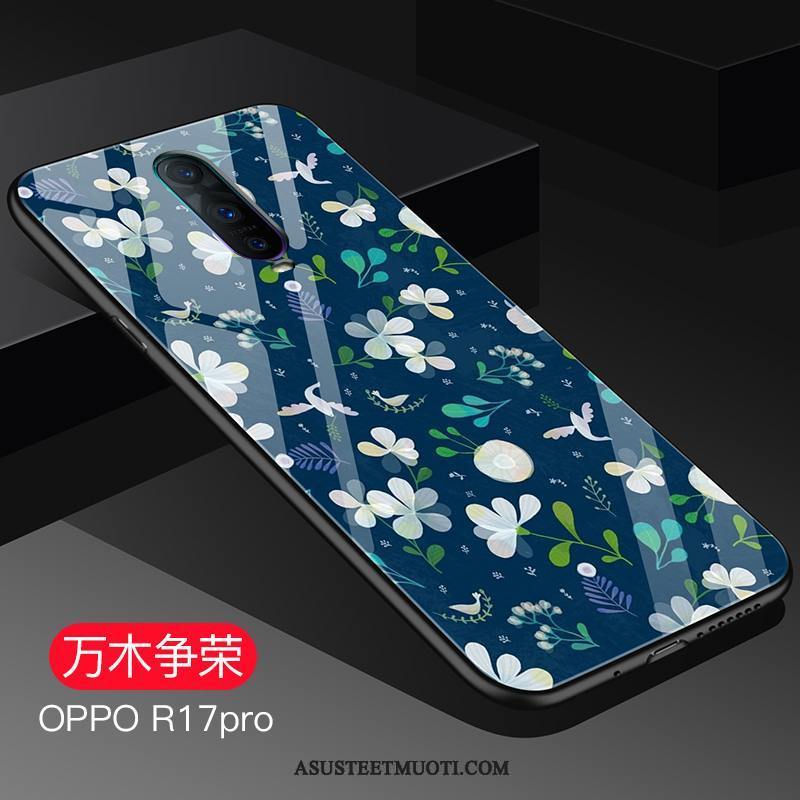 Oppo R17 Pro Kuoret Persoonallisuus Kotelo Silikoni Jauhe Net Red