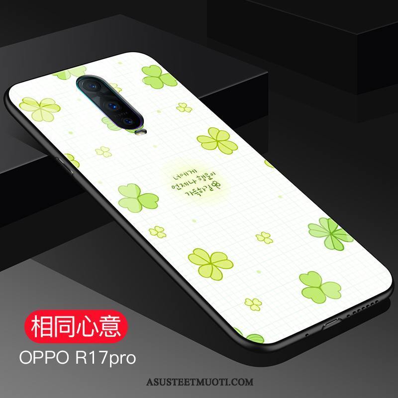 Oppo R17 Pro Kuoret Persoonallisuus Kotelo Silikoni Jauhe Net Red