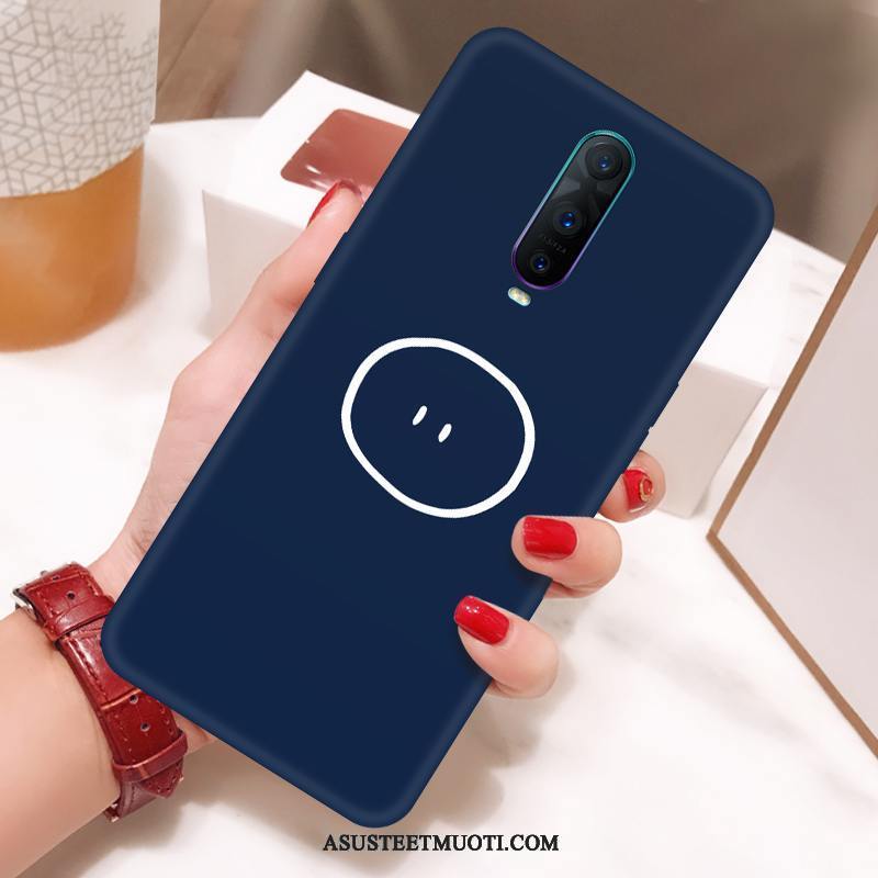 Oppo R17 Pro Kuoret Yksinkertainen Pehmeä Neste Murtumaton Silikoni Persoonallisuus