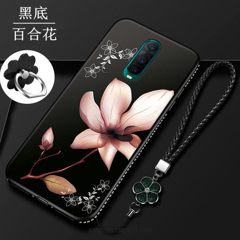 Oppo R17 Pro Kuori Kuoret Kotelo Ripustettavat Koristeet All Inclusive Pesty Suede