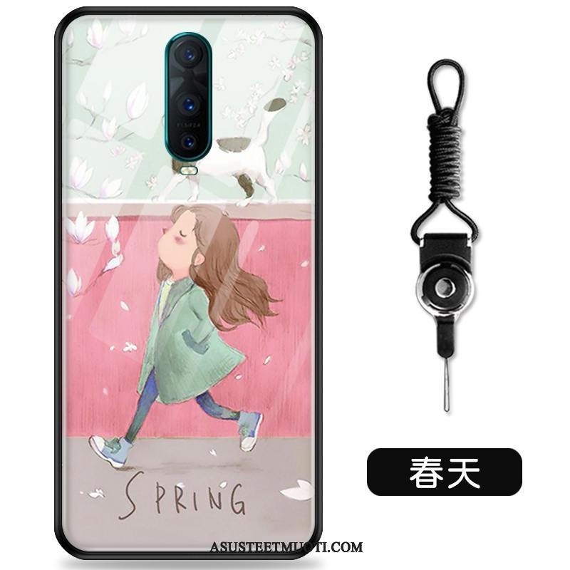 Oppo R17 Pro Kuori Kuoret Lasi Puhelimen Suojaus College Murtumaton