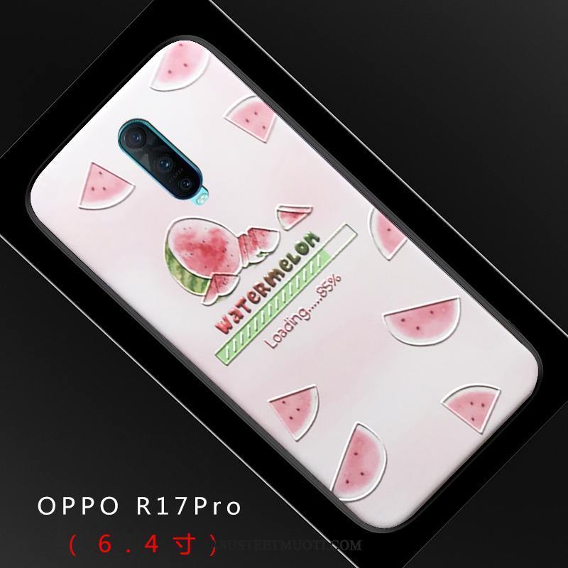 Oppo R17 Pro Kuori Kuoret Luova Kustannukset Murtumaton Pesty Suede Kotelo