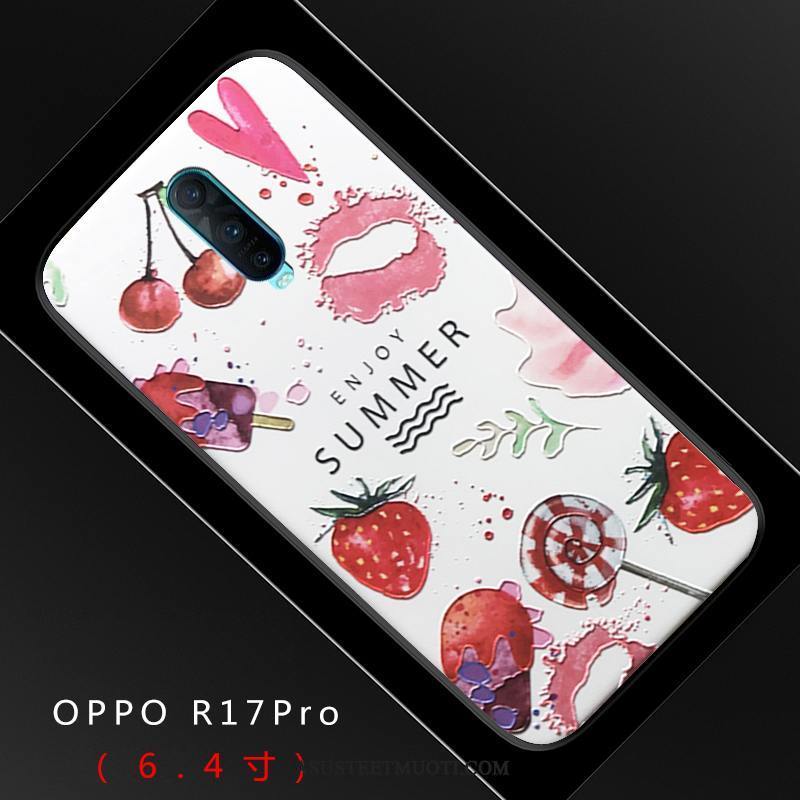 Oppo R17 Pro Kuori Kuoret Luova Kustannukset Murtumaton Pesty Suede Kotelo