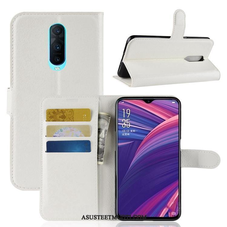 Oppo R17 Pro Kuori Kuoret Puhelimen Nahkakotelo Jauhe Litsi Kortti