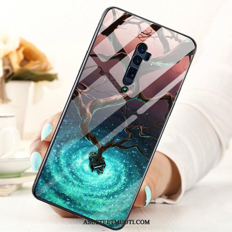 Oppo Reno 10x Zoom Kuori Kuoret Lasi Rengas Murtumaton Puhelimen