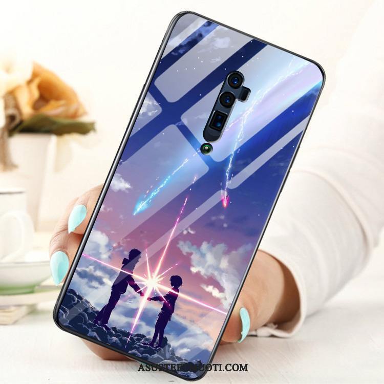 Oppo Reno 10x Zoom Kuori Kuoret Lasi Rengas Murtumaton Puhelimen