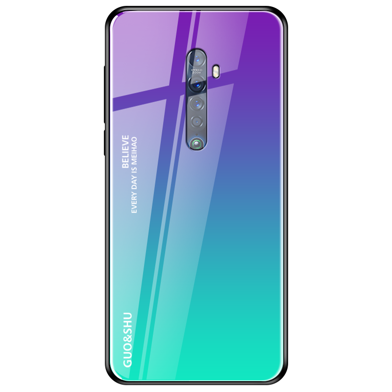 Oppo Reno 2 Kuoret All Inclusive Net Red Murtumaton Suojaus Violetti