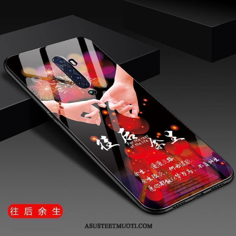 Oppo Reno 2 Kuoret Trendi Persoonallisuus Silikoni Lasi Luova