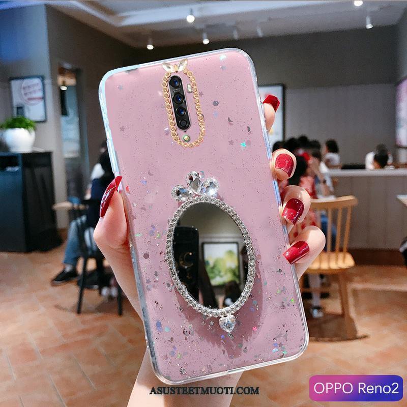 Oppo Reno 2 Kuori Kuoret All Inclusive Puhelimen Kotelo Peili Karkaisu