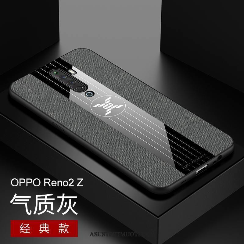 Oppo Reno 2 Z Kuoret Net Red Kova All Inclusive Pesty Suede Pu