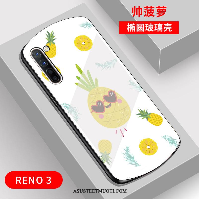 Oppo Reno 3 Kuoret Kaari Peili Puhelimen Kuori Net Red