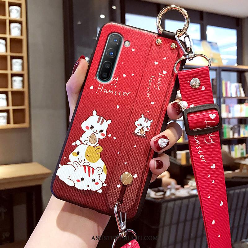Oppo Reno 3 Kuoret Kotelo Silikoni Kuori Sarjakuva Jauhe