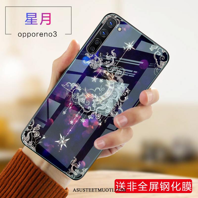 Oppo Reno 3 Kuoret Murtumaton Persoonallisuus All Inclusive Vihreä Kuori