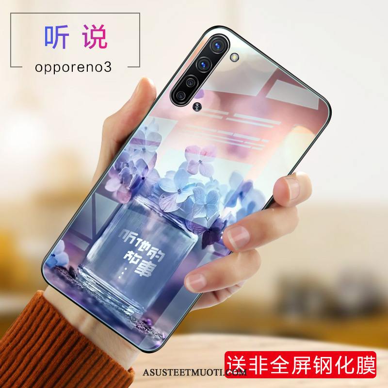 Oppo Reno 3 Kuoret Murtumaton Persoonallisuus All Inclusive Vihreä Kuori