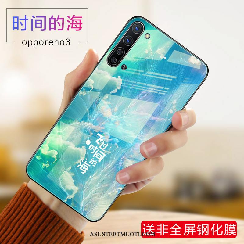 Oppo Reno 3 Kuoret Murtumaton Persoonallisuus All Inclusive Vihreä Kuori