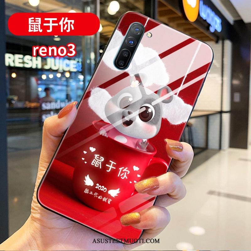 Oppo Reno 3 Kuoret Ohut All Inclusive Sininen Kuori Murtumaton