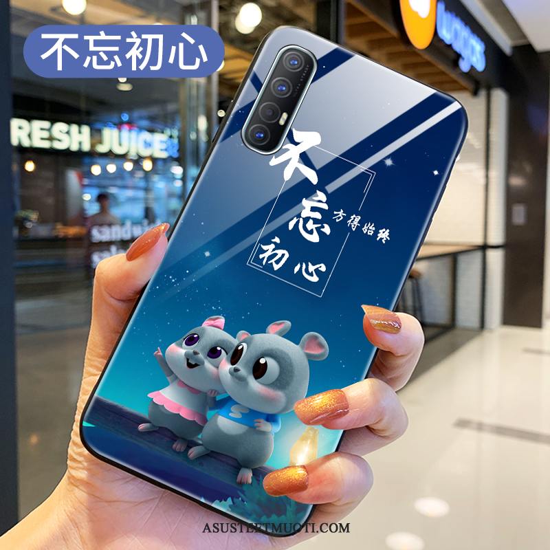 Oppo Reno 3 Kuoret Ohut All Inclusive Sininen Kuori Murtumaton