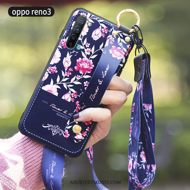 Oppo Reno 3 Kuoret Punainen Kuori Trendi Persoonallisuus Murtumaton