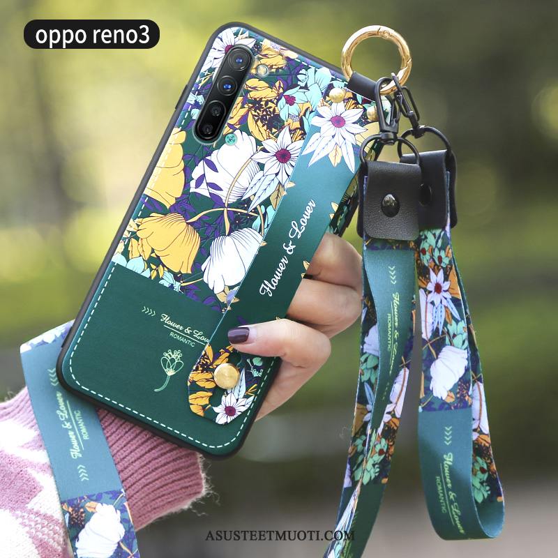 Oppo Reno 3 Kuoret Punainen Kuori Trendi Persoonallisuus Murtumaton