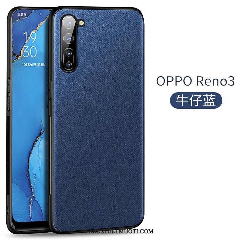 Oppo Reno 3 Kuoret Uusi Silikoni Kukkakuvio Magneettinen Kuori