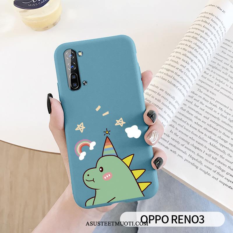 Oppo Reno 3 Kuori Kuoret Pehmeä Neste Puhelimen Luova Sarjakuva Ihana