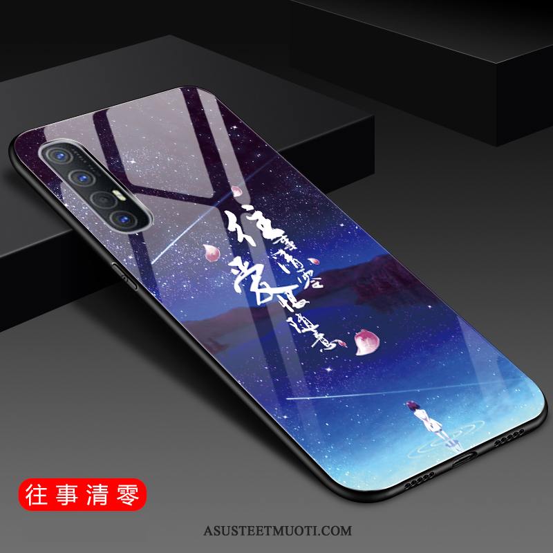 Oppo Reno 3 Pro Kuoret All Inclusive Lasi Silikoni Puhelimen Peili