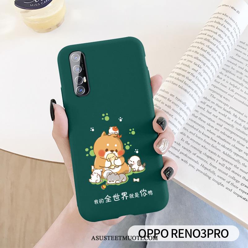 Oppo Reno 3 Pro Kuoret Pehmeä Neste Murtumaton Silikoni Persoonallisuus Kuori