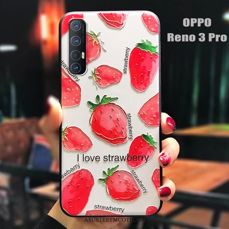 Oppo Reno 3 Pro Kuoret Persoonallisuus Kotelo Ohut Puhelimen Pesty Suede