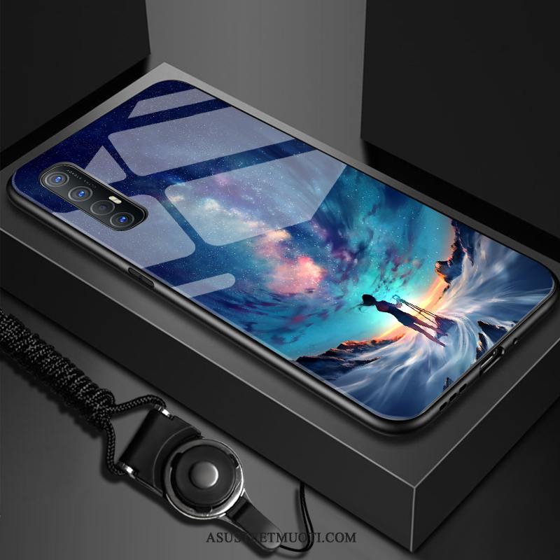 Oppo Reno 3 Pro Kuoret Sininen Muokata All Inclusive Yksinkertainen Suojaus