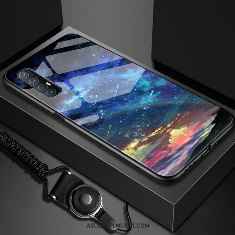 Oppo Reno 3 Pro Kuoret Sininen Muokata All Inclusive Yksinkertainen Suojaus