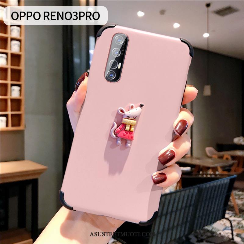 Oppo Reno 3 Pro Kuoret Yksinkertainen Kuori Puhelimen Persoonallisuus Silikoni