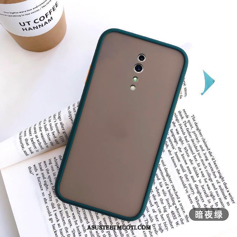 Oppo Reno Z Kuoret Persoonallisuus Pesty Suede Kukkakuvio All Inclusive Puhelimen